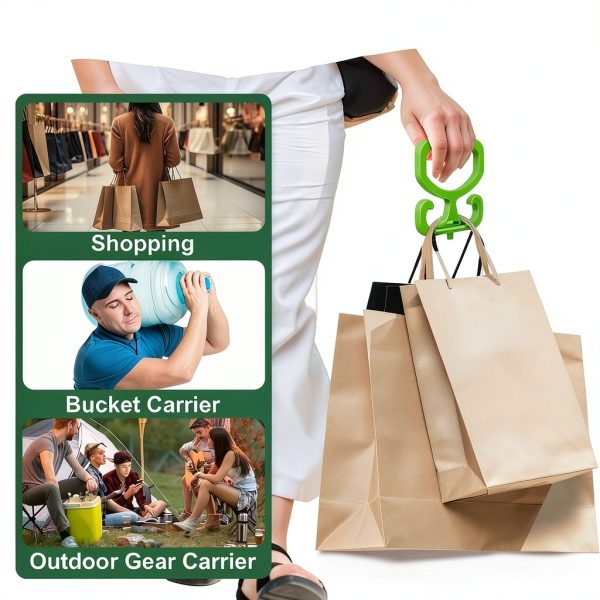 CIATBYYJ Grocery Bag Carrier Handles Multi‑Bag Carry Duty Plastic-3