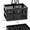 Zopnny Foldable Plastic Grocery Basket Set 2 Pieces 13.78x10.63x7.48-1