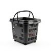 Retail Shopping Basket 4‑Piece Plastic with Wheels by Innouse-6