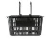 Healifty Plastic Shopping Basket Dark Grey 39x29x20 cm Retail Basket-8
