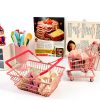 Gsycle Pink Iron Storage Basket Round Modern Design-2