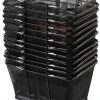 Shopping Basket DEIGEHJRE Rectangular Metal Set 12 pcs Galvanized-1