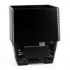 FAHKNS Plastic Shopping Basket 12pcs Black Retail with Flat Handles-7