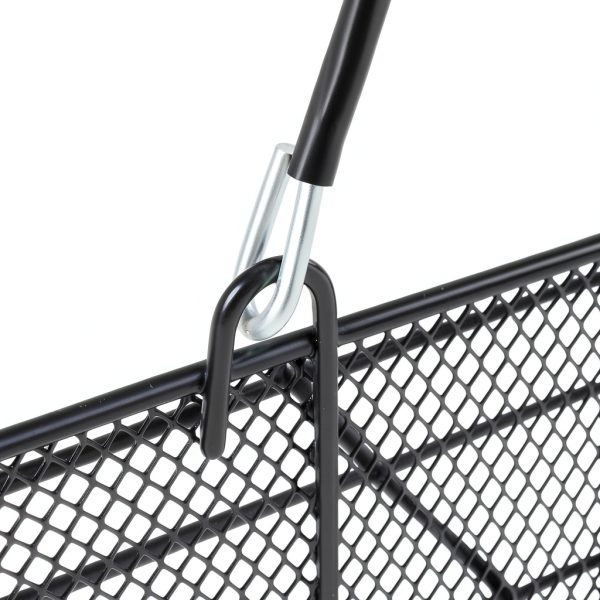 Shopping Basket DEIGEHJRE Rectangular Metal Set 12 pcs Galvanized-7