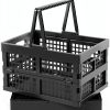 Zopnny Foldable Plastic Grocery Basket Set 2 Pieces 13.78x10.63x7.48-0
