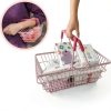 Gsycle Pink Iron Storage Basket Round Modern Design-4