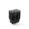 Shopping Basket DEIGEHJRE Rectangular Metal Set 12 pcs Galvanized-5