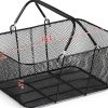 Mophorn 12PCS Shopping Baskets with Handles, Black Metal Shopping Basket, Portable Wire Shopping Basket, Black Wire Mesh shopping Basket Set for Stores Shopping-7