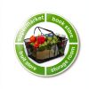 Shopping Baskets Remerry 20pcs 22L Black Metal Wire Cart-1