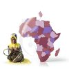 African Shopping Basket Africa Heartwood Project Leather Handle-4