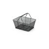 Mophorn 12PCS Shopping Baskets with Handles, Black Metal Shopping Basket, Portable Wire Shopping Basket, Black Wire Mesh shopping Basket Set for Stores Shopping-6